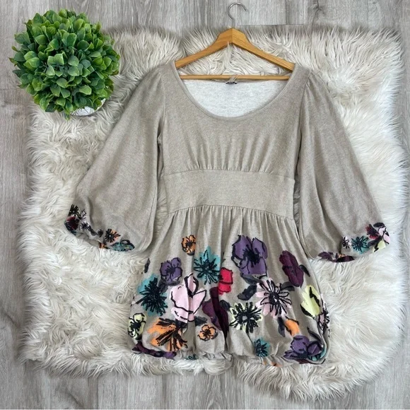 Missoni Y2K Flower Bubble Hem Wool Blend Dress - Picture 2 of 11